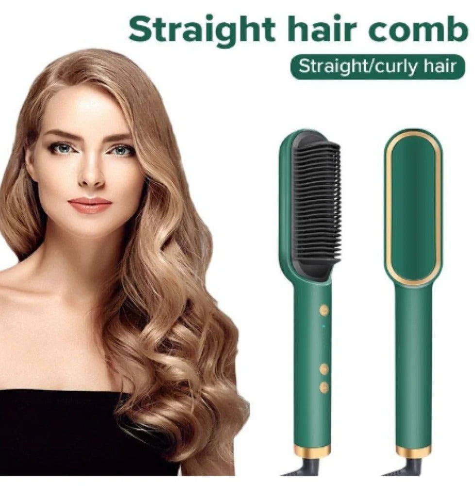 Professional Electric Hair Straightener Comb Brush