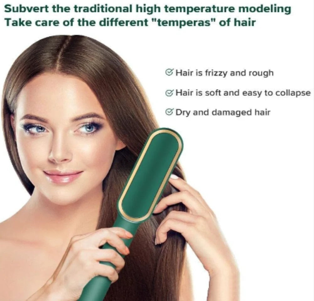 Professional Electric Hair Straightener Comb Brush