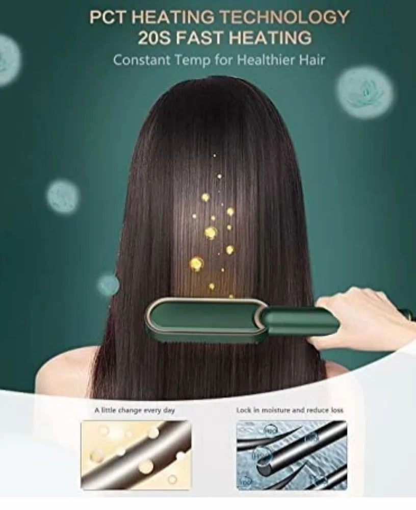 Professional Electric Hair Straightener Comb Brush
